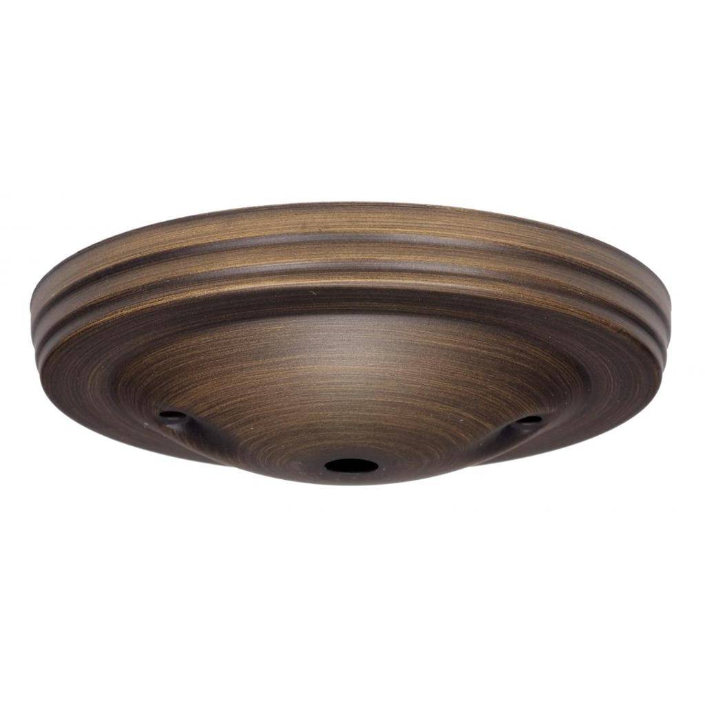 5" Dark Antique Brass Smooth Canopy Kit 1