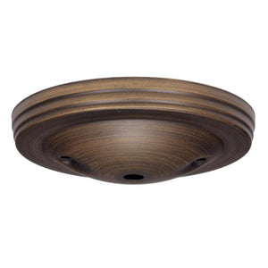 5" Dark Antique Brass Smooth Canopy Kit 1