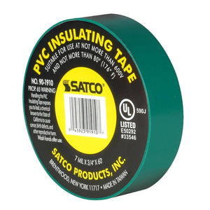 60' Green PVC Insulating Electrical Tape 1