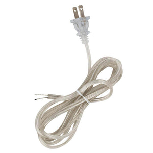 8' Molded Full Tinned Silver Cord Set 1