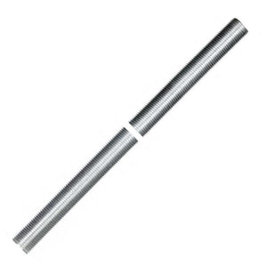 20" 1/8 IP Zinc Plated Silver Steel Nipple 1