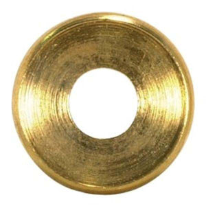 1/8 IP Slip Burnished and Lacquered Turned Brass Check Ring 1