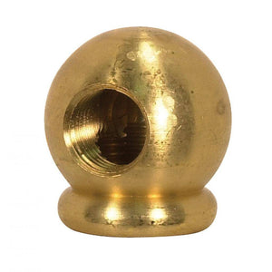 1.2" Unfinished Brass Large Elbow 1