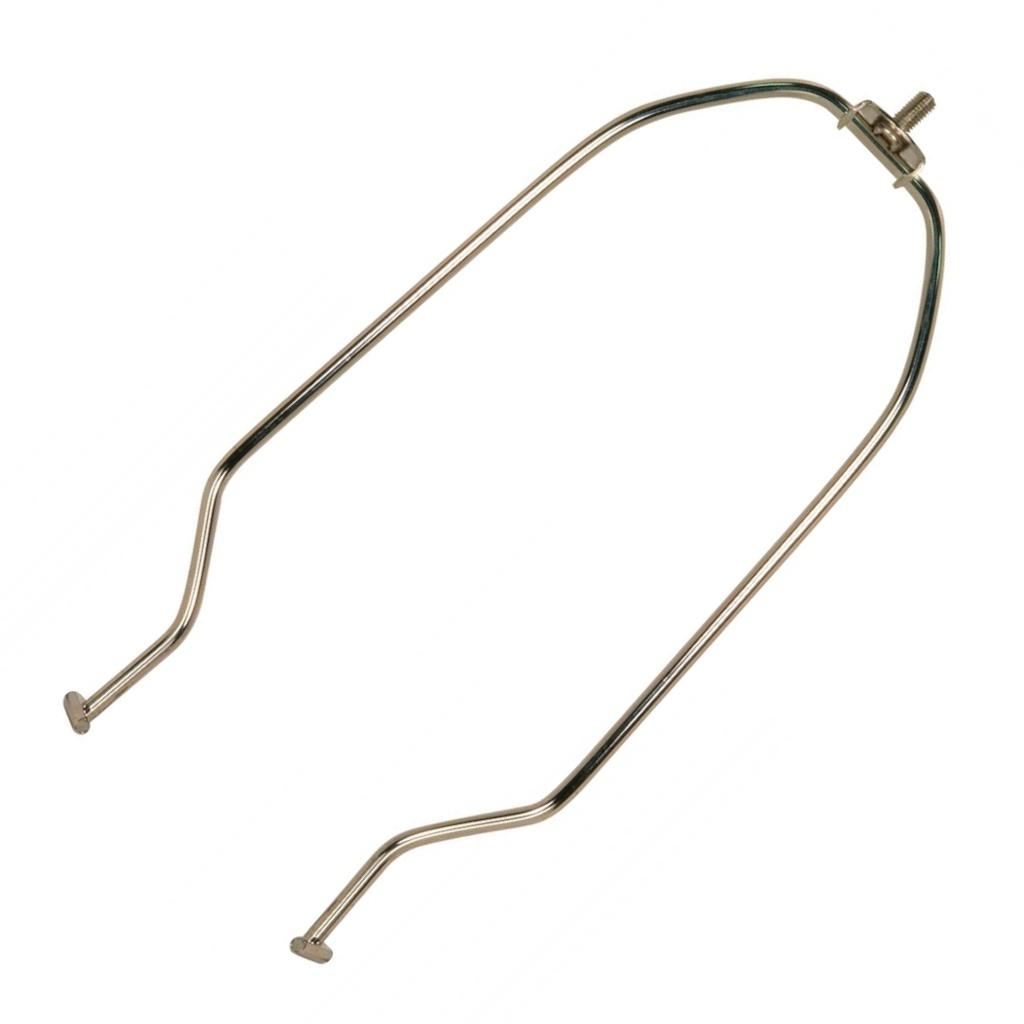 10" Heavy Duty Polished Nickel Steel Lamp Harp 1