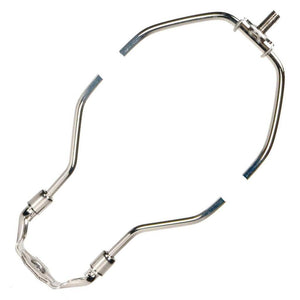 13.5" Heavy Duty Polished Nickel Steel Lamp Harp 1