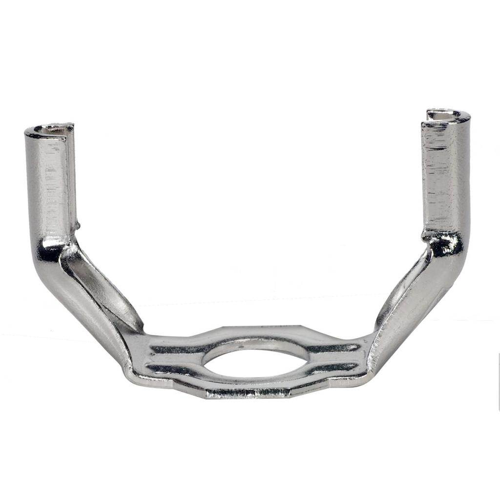 2.8" Nickel Plated Light Duty Saddle 1