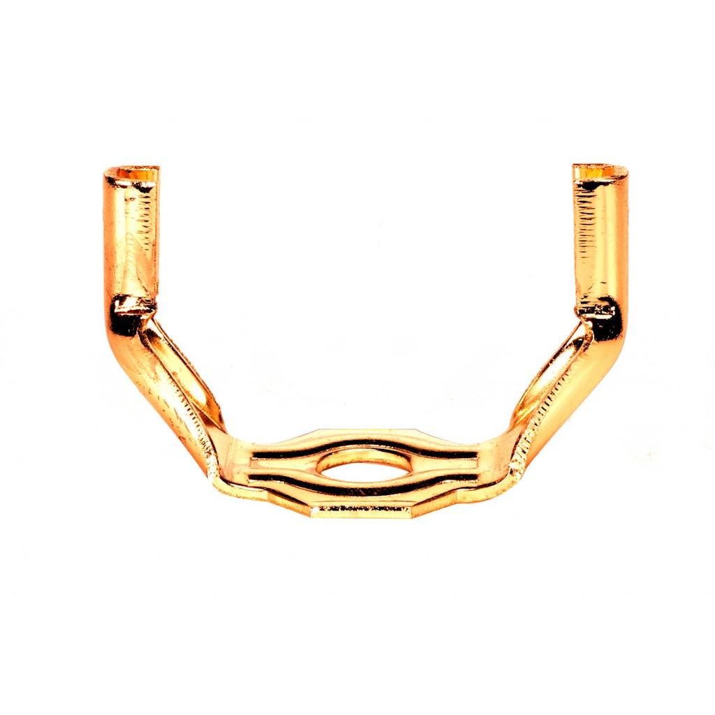 2.8" Brass Plated Heavy Duty Saddle 1