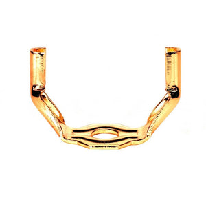 2.8" Brass Plated Heavy Duty Saddle 1