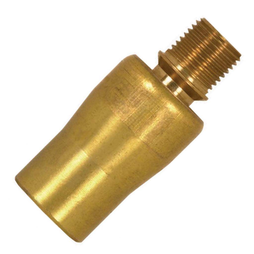 0.6" Solid Brass Unfinished Stop Swivel 1