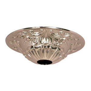 Polished Nickel Patterned Canopy 1