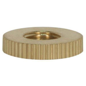 1/8 IP Tapped Knurl Solid Brass Check Ring 1