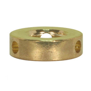 0.8" 10 Gauge Brass Plated Shade Ring 1