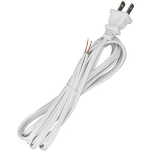 10' White Molded Plug Cord 1