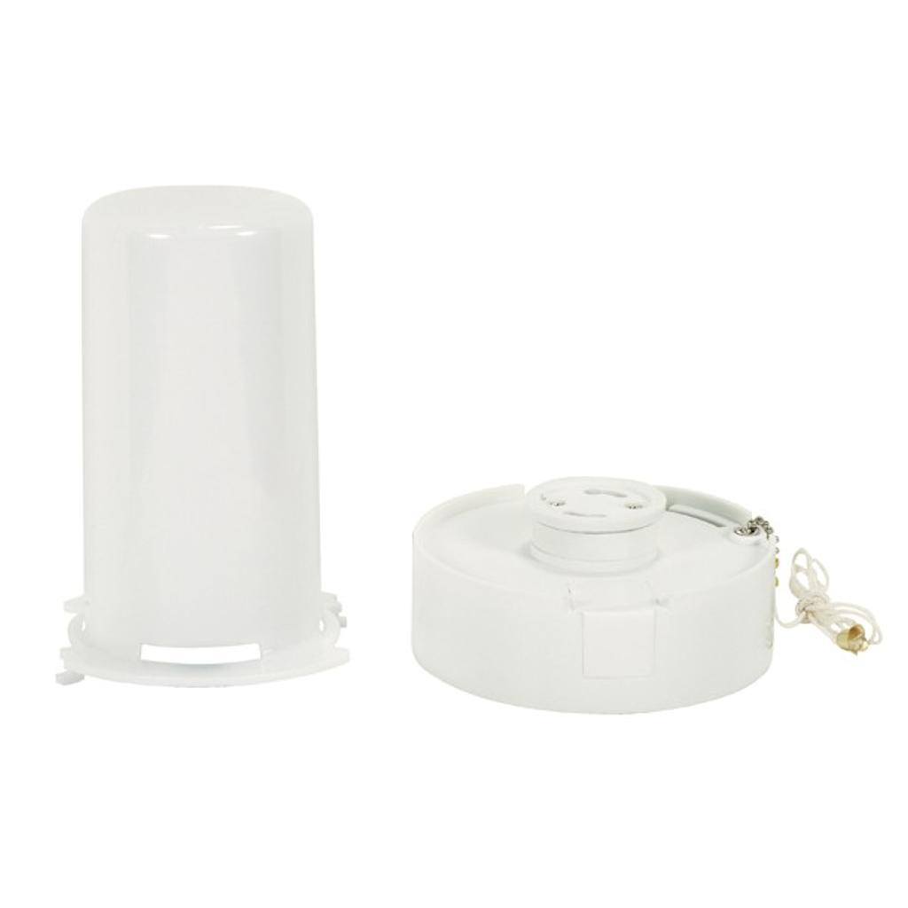 GU24 Fluorescent Pull Chain Receptacle and Lens for Self Ballasted Lamps 1
