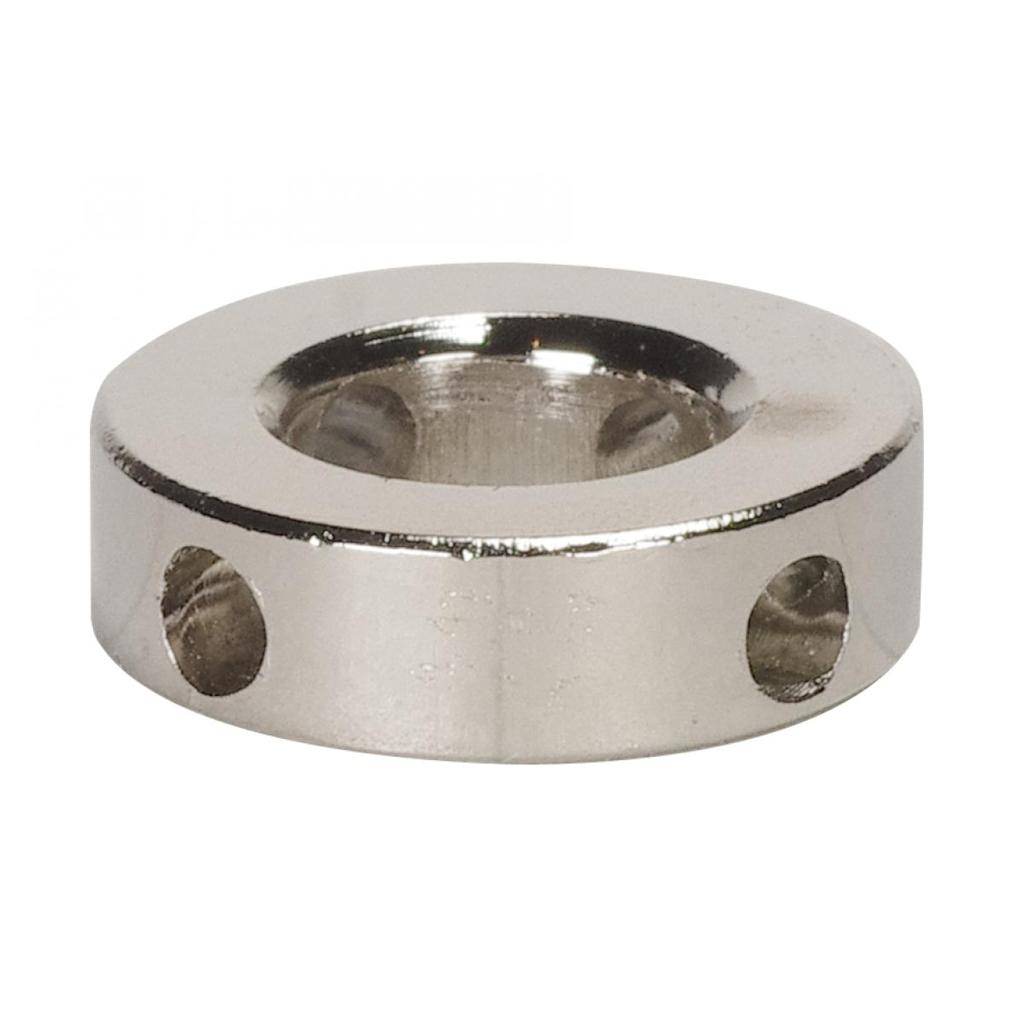 0.8" 10 Gauge Nickel Plated Shade Ring 1