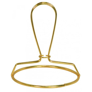 3" Brass Plated Steel Bulb Clip 1