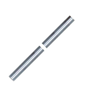 50" 1/4 IP Zinc Plated Silver Steel Nipple 1