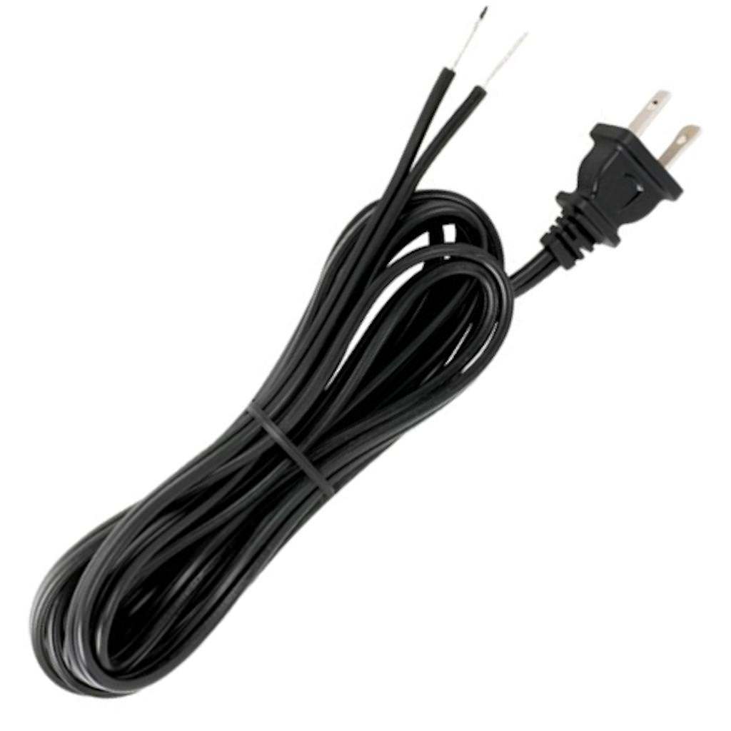 10' Black Molded Plug Cord 1