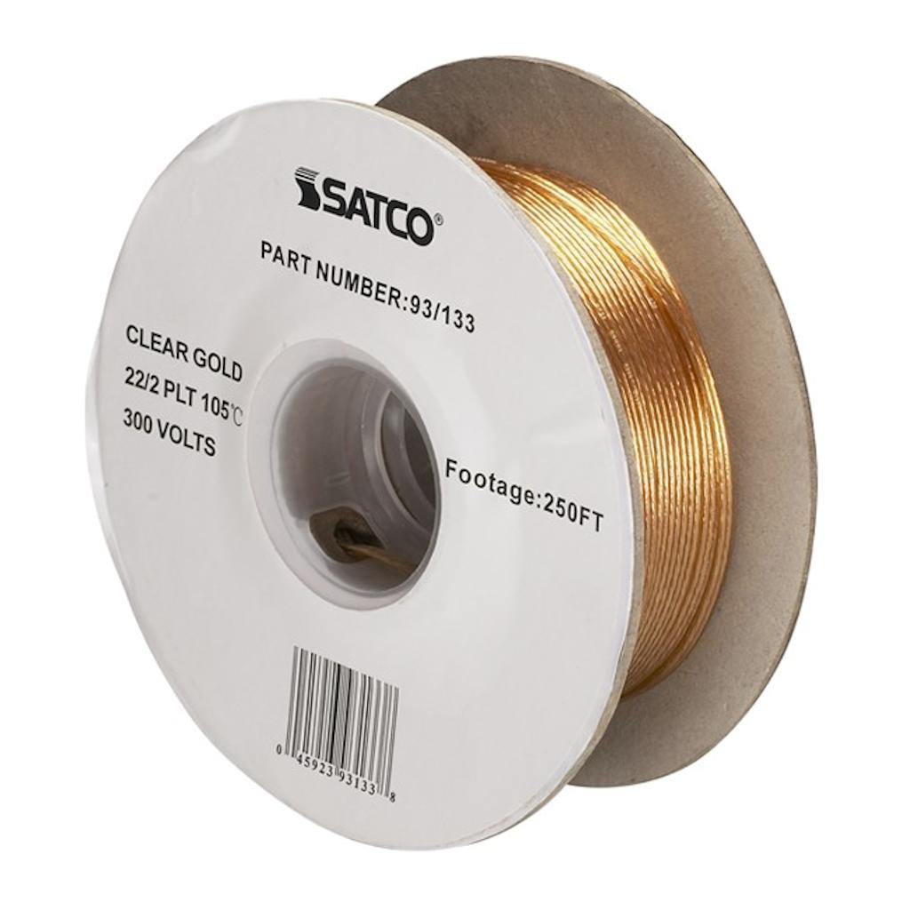 250' Clear Gold Wire Spool 1