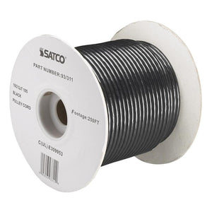 250' Black 18/2 SJT Pulley Cord Spool 1