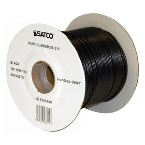 500' Black 18/1 Wire Spool 1