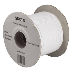 500' White 18/1 Wire Spool 1