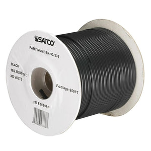 250' Black 18/2 SPT-1.5 Wire Spool 1