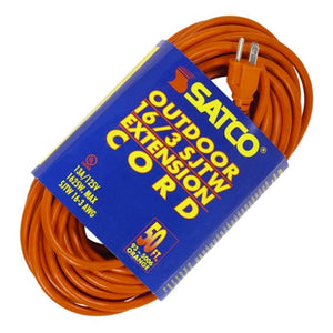 50' 16/3 SJTW Orange Extension Cord 1