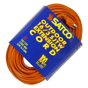 100' 16/3 SJTW Orange Extension Cord 1