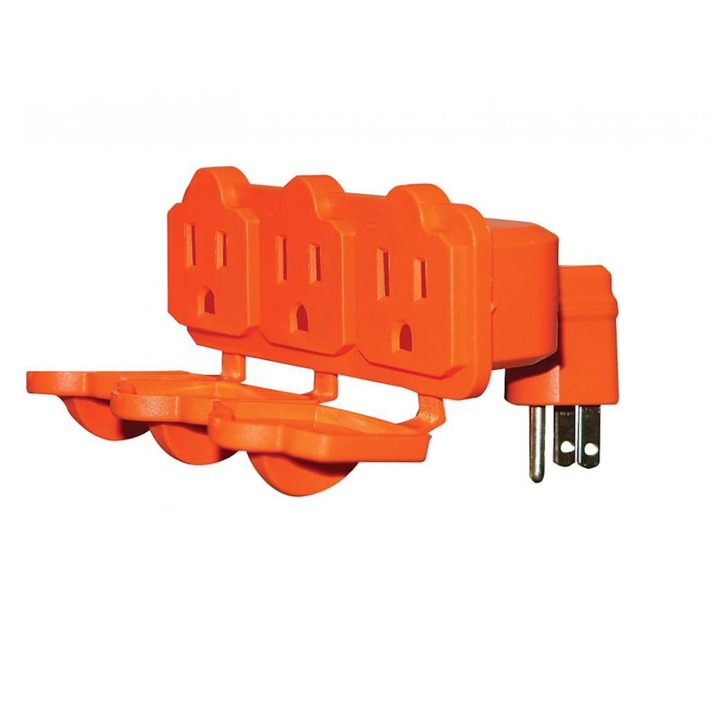 1875 watt 3 Outlet Grounded  Orange Current Tap 1