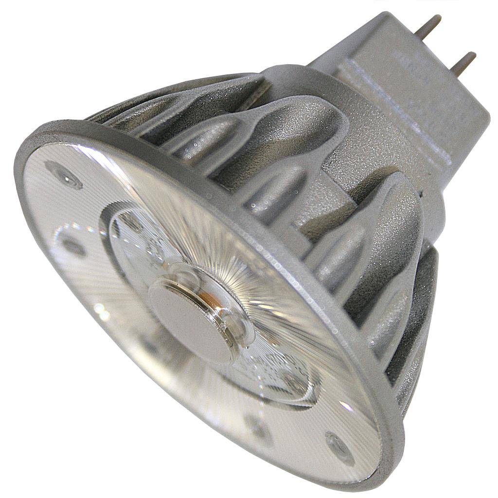7.5 watt 12 volt MR16 Bi-Pin Base 3000K Natural White Dimmable Spot LED 1