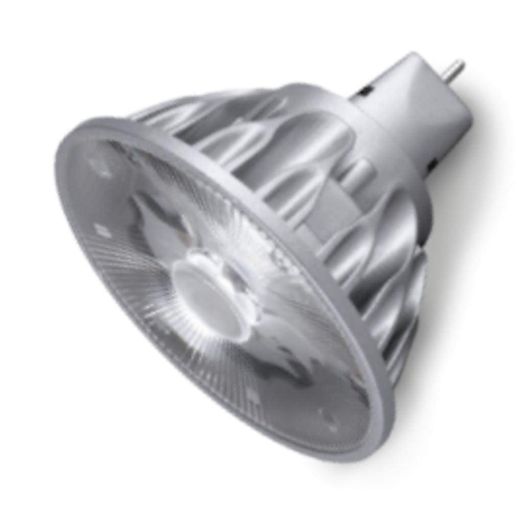7.5 watt 12 volt MR16 Bi-Pin Base 2700K Dimmable Narrow Flood LED 1