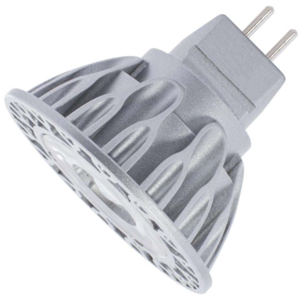 7.5 watt 12 volt MR16 Bi-Pin Base 4000K Cool White Dimmable LED 1