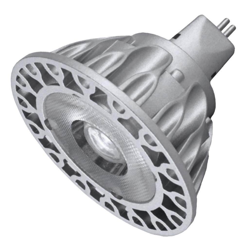 7.5 watt 12 volt MR16 Bi-Pin Base 2700K Dimmable Flood LED 1