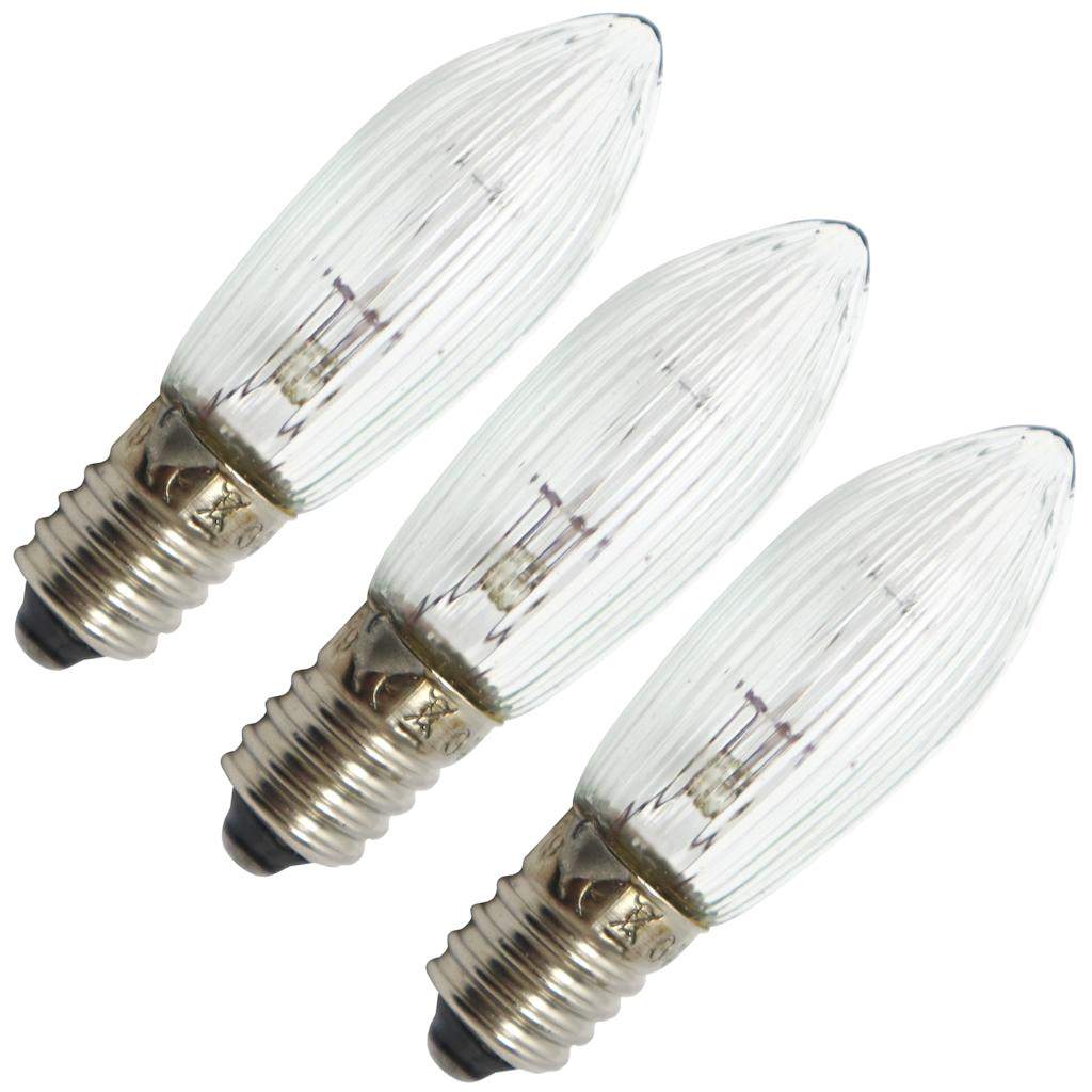 3 watt 23 volt European Special Screw Base Clear (3 pack) 1