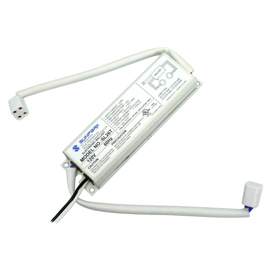 2 Lamp 120 volt Circline Fluorescent Ballast 1