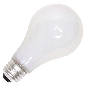 150 watt 118 volt A21 Medium Screw Base Ceramic White 1