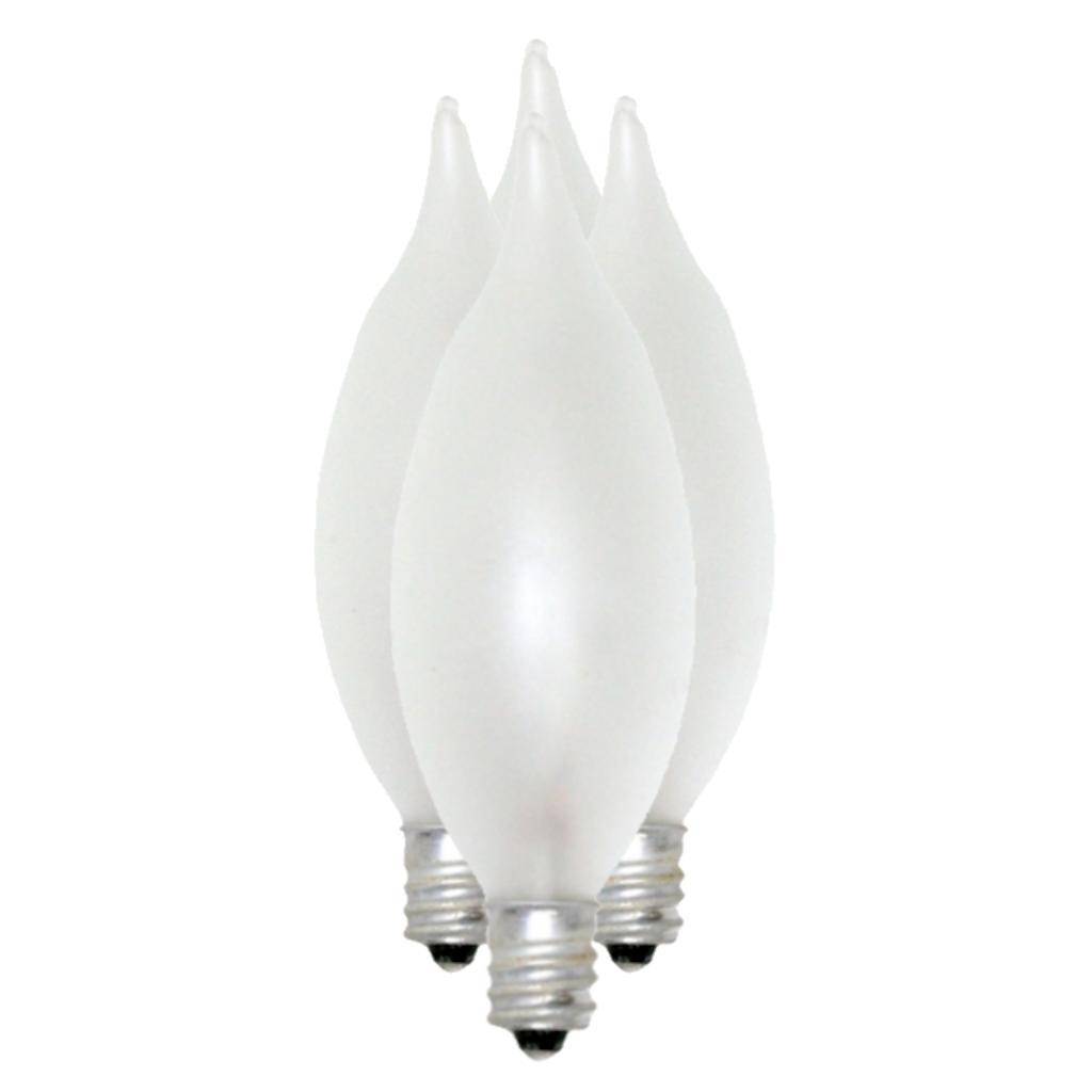 40 watt 120 volt B10 Candelabra Screw Base Long Life Frosted (4 pack) 1