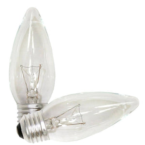 40 watt 120 volt B13 Medium Screw Base 2850K Warm White Long Life Clear (2 pack) 1