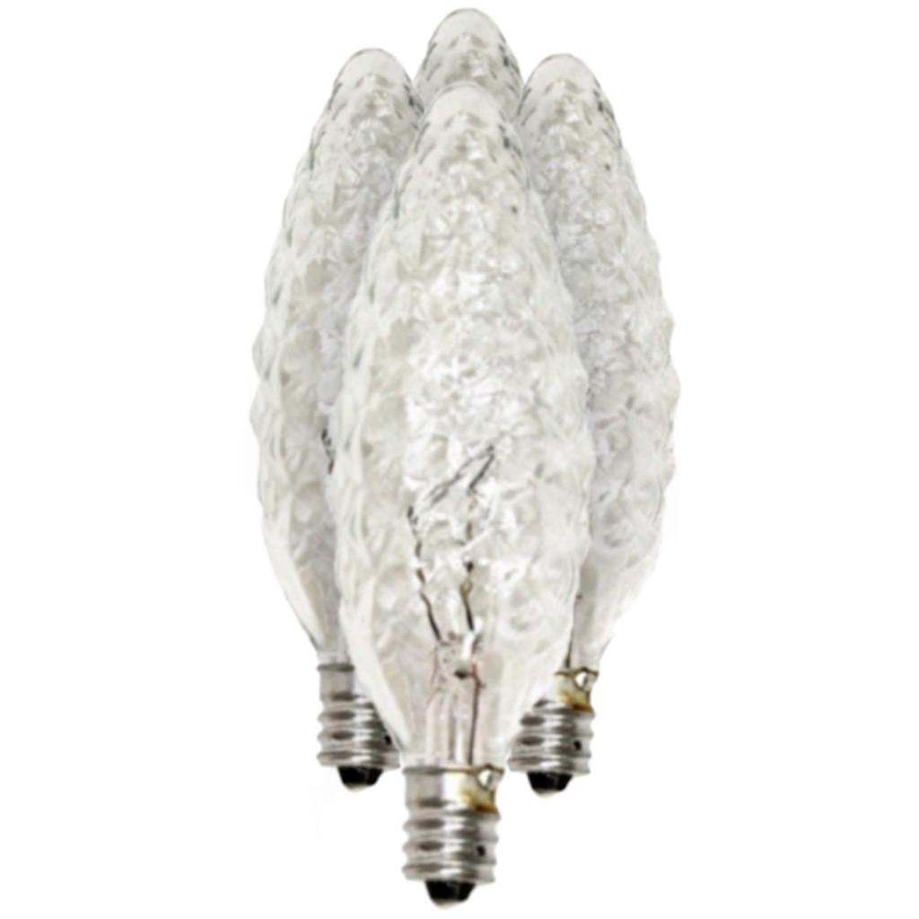 25 watt 120 volt B10 Candelabra Screw Base 2850K Warm White (4 pack) 1