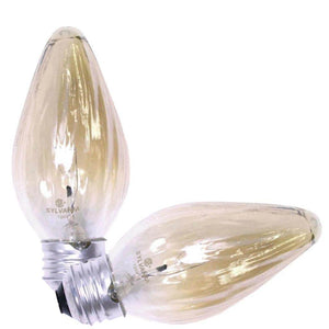 40 watt 120 volt F15 Medium Screw Base Amber Tint (2 pack) 1