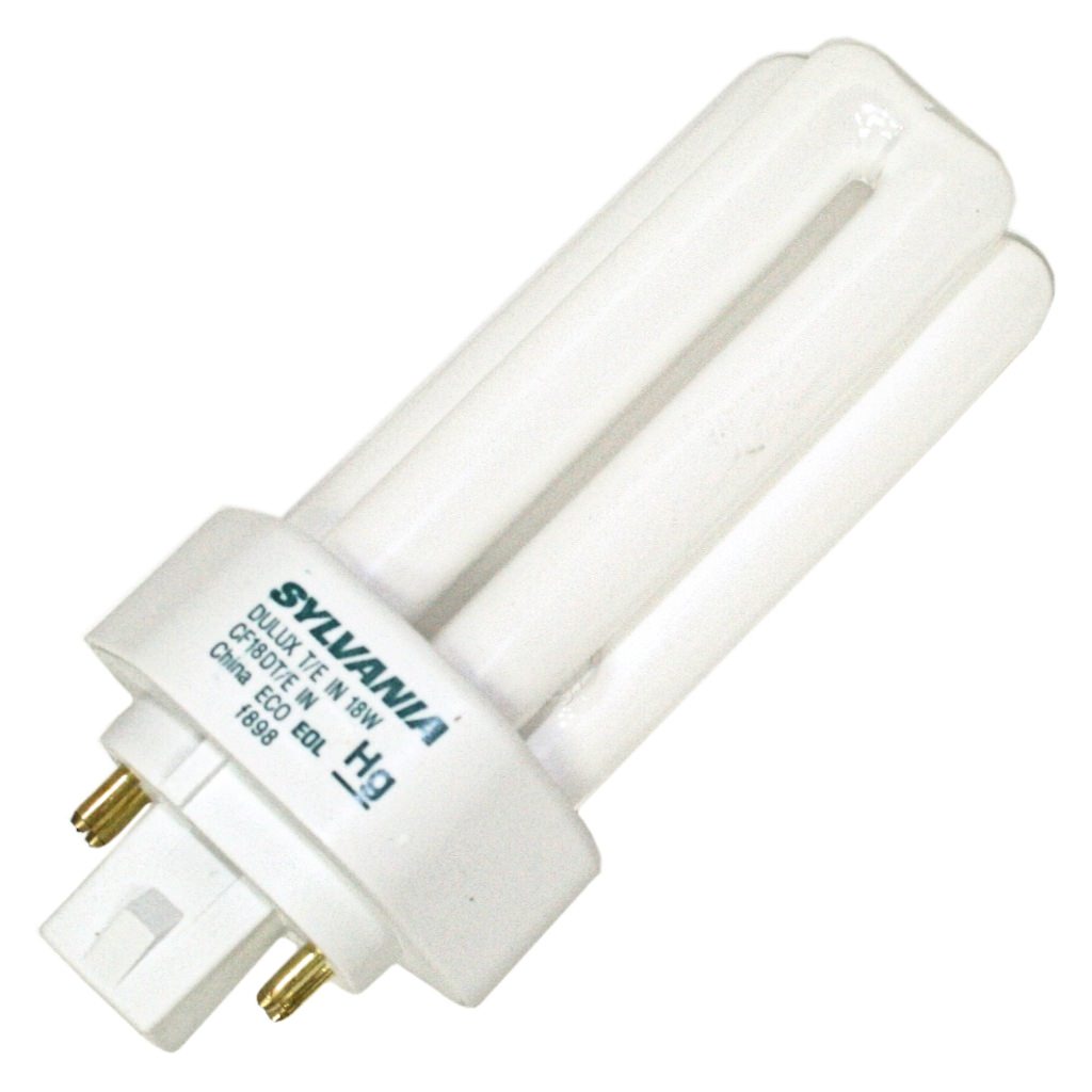 18 watt T4 4-Pin Base 4100K Cool White CFL 1