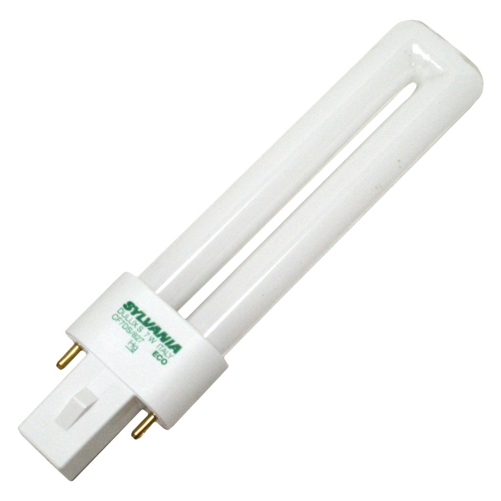 7 watt T4 2-Pin Base 2700K Warm White CFL 1