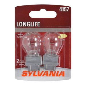 28.5 watt 12.8/14 volt Wedge Double Filament Base Amber #4157 (2 Pack) 1
