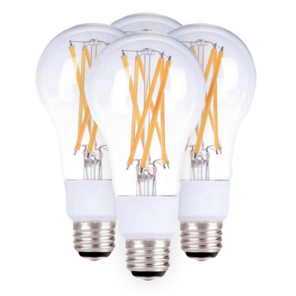 9 watt A21 Medium Screw 2700K Warm White Clear Dimmable LED 1
