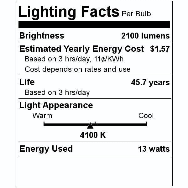 13 watt 120/347 volt 24" T8 Medium Bi-Pin Base 4100K Cool White LED 2