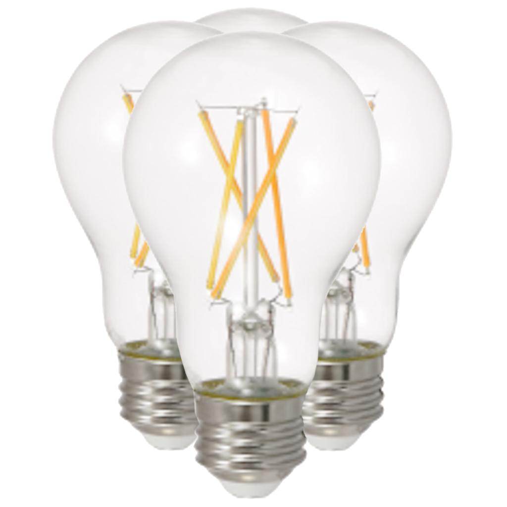 5.5 watt 120 volt A19 Medium Screw Base 2700K Warm White Dimmable LED (4 Pack) 1