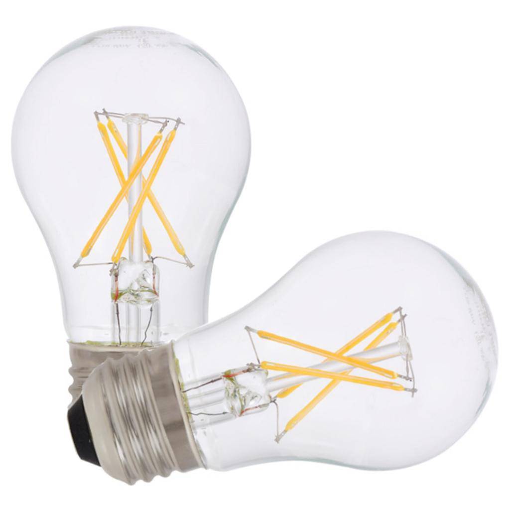 5.5 watt 120 volt A15 Medium Base 2700K Warm White Dimmable LED (2 pack) 1