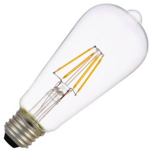 5 watt 120 volt ST19 Medium Screw Base 2700K Warm White Dimmable LED 1