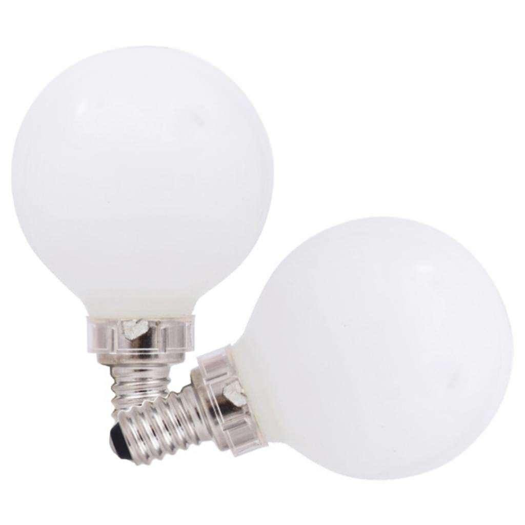 5.5 watt 120 volt G16.5 Candelabra Screw Base 2700K Warm White Dimmable LED (2 Pack) 1